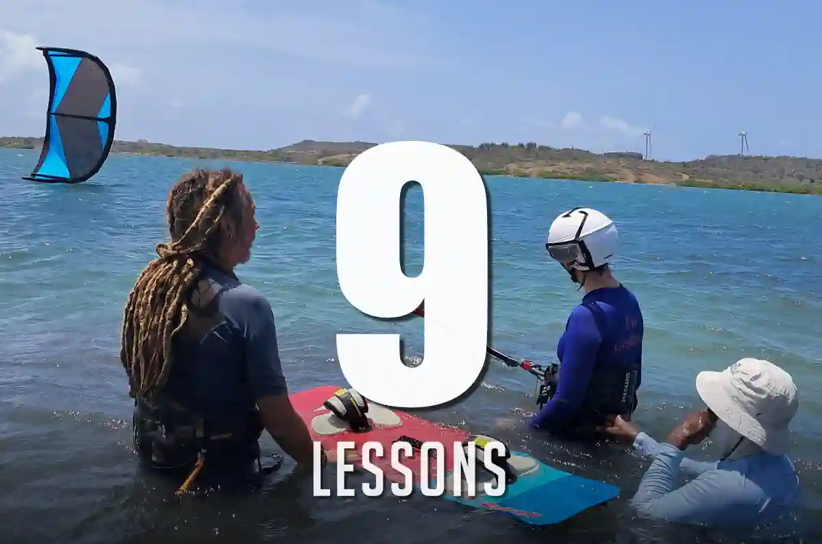 Home 3 9 Lessons kitesurf course at the St. Joris Bay Curacao Kite School