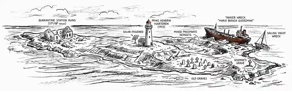 Impression of the history of Klein Curaçao