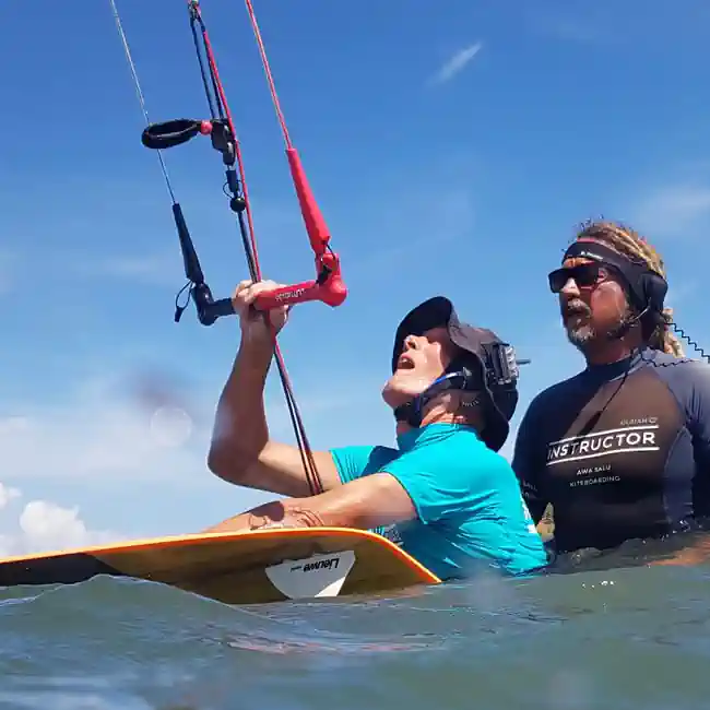Guide 7 Kiteboard coaching at the St. Joris Bay Curaçao
