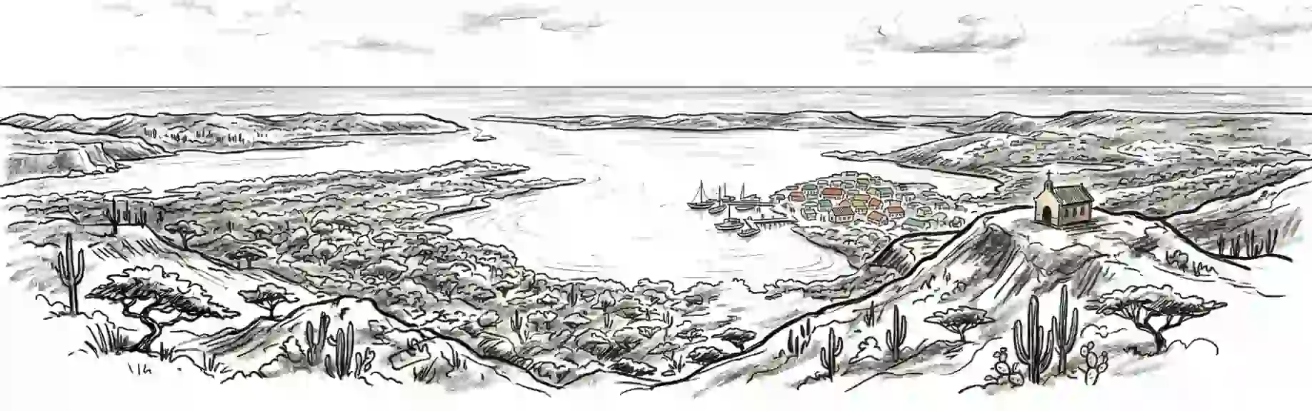 Guide 1 Impression of the St Joris Bay and the Caribbean Sea Curaçao